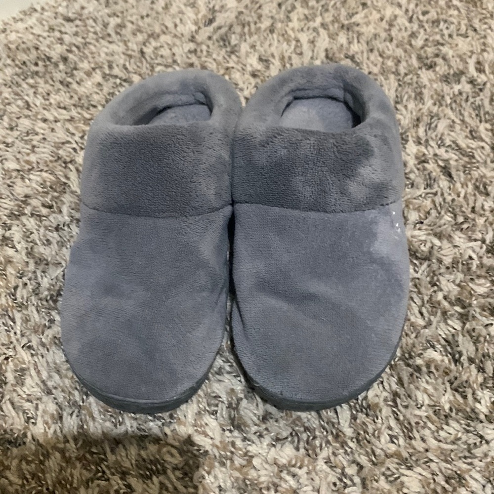 Grey slippers size 7.5